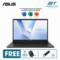 Asus VivoBook Go 15 E1504G-ABQ1137WS 15.6" FHD Laptop Mixed Black ( Intel Core i3 N305, 8GB, 512GB SSD, Intel, W11, H&S 2024&M365 )