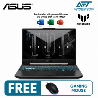 Asus TUF Gaming A15 FA506N-CGHN777WS 15.6'' FHD 144Hz Gaming Laptop Black ( AMD Ryzen 7 8845H, 8GB, 512GB SSD, RTX3050, W11, H&S 2024&M365 )