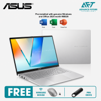 Asus VivoBook S16 S3607V-ARP181WS 16" WUXGA Laptop Cool Silver ( Intel Core 5 210H, 16GB, 512GB SSD, Intel, W11, H&S 2024&M365 )