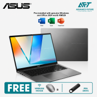 Asus VivoBook S16 S3607V-ARP182WS 16" WUXGA Laptop Matte Gray ( Intel Core 5 210H, 16GB, 512GB SSD, Intel, W11, H&S 2024&M365 )
