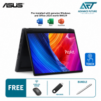 Asus ProArt PX13 HN7306E-ALX066WS 13.3" 3K OLED Touch 2-In-1 Laptop Nano Black ( AMD Ryzen AI MAX+ 395, 64GB, 1TB SSD, ATI, W11, H&S 2024&M365 )