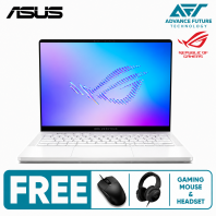 Asus ROG Zephyrus G14 GU405A-WSY066W 14'' 3K OLED 120HZ Gaming Laptop White ( Intel Core Ultra 9 386H, 64GB, 2TB SSD, RTX5080, W11 )