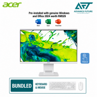 Acer Aspire S27B-GMTL-5125W11 27" FHD Touch All-in-One Desktop PC White ( Intel Core Ultra 5 125U, 16GB, 1TB SSD, Intel, W11, H&S 2024&M365 )