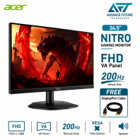 Acer Nitro KG251Q X0 24.5'' FHD VA 200Hz Gaming Monitor ( Speaker, 2x HDMI, DP, Audio, 3 Years Warranty )