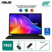 Asus ProArt PZ14 HT7407N-ASN078WS 14" 3K OLED Touch 2-In-1 Laptop Nano Black ( Snapdragon X2 Elite, 16GB, 512GB SSD, Qualcomm, W11, H&S 2024&M365 )