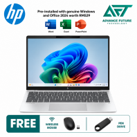 HP OmniBook 7 Aero 13-bg1104AU 13.3'' 2K AI Laptop Glacier Silver ( AMD Ryzen AI 5 340 ,16GB, 512GB SSD, ATI, W11, H&S 2024&M365 )