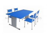 Reading desk with chair for 4, Classroom/Library