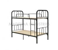 Hostel Double Decker Metal Bed Frame with Plywood-1