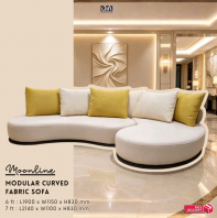 Moonline Modular Curved Fabric Sofa Moonline Modular Curved Fabric Sofa