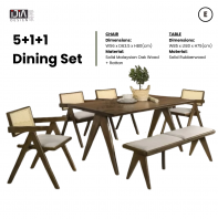 5+1+1 DINING SET 5+1+1 DINING SET