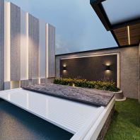 SWIMMING VIEW  - SILVER - LL