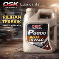 OSK LUBRICANTS P8000 SEMI SYNTHETIC 10W-40 4L