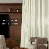 Tencel Sheer   3 Elegant Cream Shades