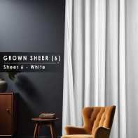 Crown Sheer   6 Elegant White Shades