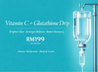 RM199 Vitamin C Gluthathione Brightening Drip (Age Clinic)