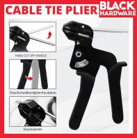 Black Hardware Cable Tie Heavy Duty Cable Tie Tight Stainless Steel Plier Gun Besi  Pengikat Wayar Cable Zipper Tali