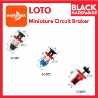 Black Hardware Workshark Loto Lock In Tag Out Inspection Safety System Miniature Circuit Breaker Lockout