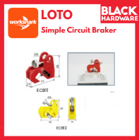 Black Hardware Workshark LOTO Lockout Tagout Simple Circuit Breaker Inspection Safety Procedure