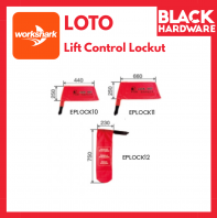 Black Hardware WorkShark Lift Control Lockout | Elevator Maintenance Safety Device | LOTO Malaysia