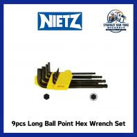 NIETZ 9pcs Long Ball Point Hex Wrench Set