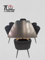 MATTE CERAMIC DINING SET 1+6 CHAIR (CTT 34-7F+MDL5080)