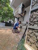 4.0 HP Ceiling Cassette Air Conditioner Install %KL 4.0 HP Ceiling Cassette Air Conditioner Install %KL