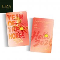 LIZA 0.10g 999.9 Gold Bar (Year of The Horse 2026)