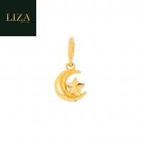 LIZA 916/22K Charms Moon Star