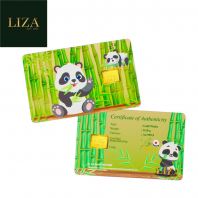 LIZA 0.30g 999.9 Gold Bar (Panda)