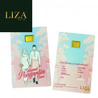 LIZA 0.10g 999.9 Gold Bar (SELAMAT PENGANTIN BARU)