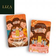 LIZA 1g 999.9 Gold Bar ��Family Birthday  һ����ף ��