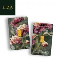 LIZA 1g 999.9 Gold Bar (Flower Purple  ��ɫ���䣩