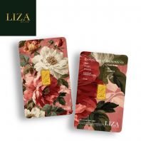 LIZA 1g 999.9 Gold Bar (Flower Pink  ��ɫ���䣩