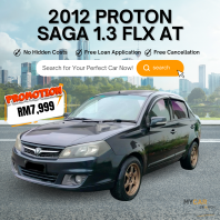 2012 PROTON SAGA 1.3 FLX EXECUTIVE AUTO