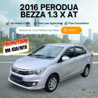 2016 PERODUA BEZZA 1.3 X AT