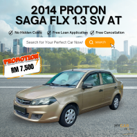 2014 PROTON SAGA FLX 1.3 SV AT