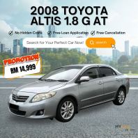 2008 TOYOTA ALTIS 1.8 G AT