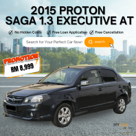 2015 PROTON SAGA 1.3 EXECUTIVE AT