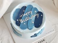 4�� or 6�� Wholecake 4��/6��Ĩ�浰�� (simple decor)