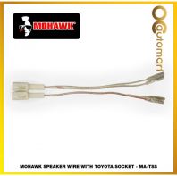 MOHAWK Plug n Play Speaker Or Tweeter Wire Socket with Terminal Connector for Toyota
