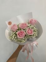 5 stalks Pink Foses Bouquet 5 stalks Pink Foses Bouquet