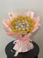 12pcs Chocolate bouquet with baby breath 12pcs Chocolate bouquet with baby breath