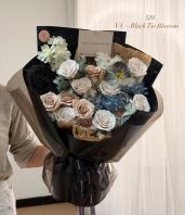 ¡°Black Tie Blossom¡± Soap Preserved Flowers ¡°Black Tie Blossom¡± Soap Preserved Flowers