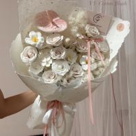 ��Cotton Blush�� Soap Preserved Flowers (L)