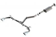 Borla 22-23 Subaru BRZ/Toyota 2.4L RWD GR86 AT/MT S-Type Catback Exhaust