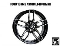 RCO3 16x6.5 4x100 ET40 GB/MF