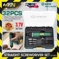 SATA 151051 32PCS 3.7V Straight Screwdriver Set