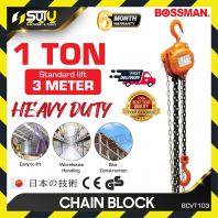 [1 TON x 3M] BOSSMAN BCVT103 1 Ton x 3M Chain Block