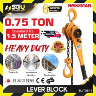 [0.75 Ton x 1.5M] BOSSMAN BLVT0815 0.75 Ton x 1.5M Lever Block