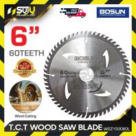 BOSUN WGZ150060L 60 Teeth 6" TCT Wood Saw Blade